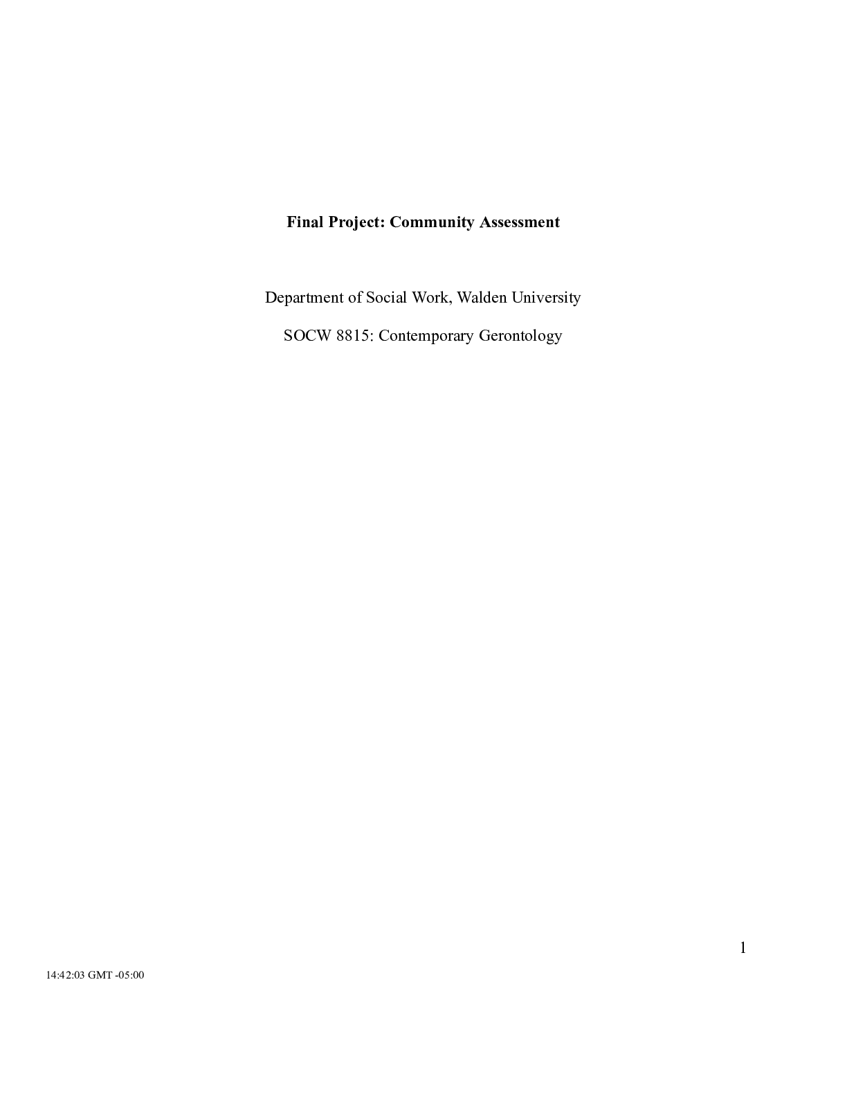 Preview image of Wk10 Aging Final Project Ugenyi F.docx document